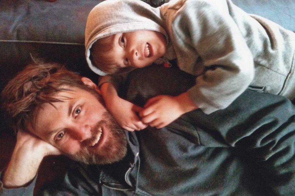 A picture of Ben and his kiddo.